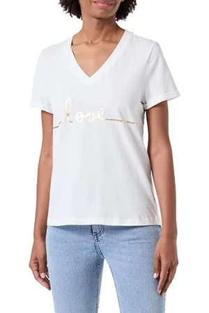 VERO MODA VMKLOVE S/S V-Neck T-Shirt JRS BTQ GA