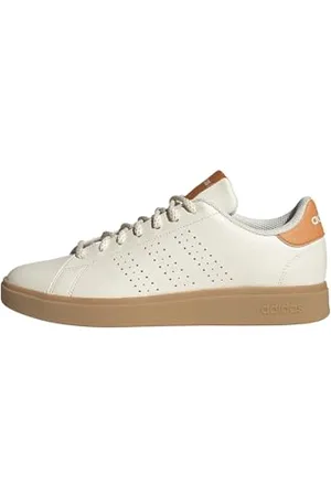 adidas Herren Advantage Base 2.0 Shoes Schuhe, Off White/Off White/Focus orange