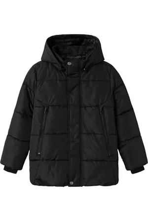 NAME IT Jungen Nkmmemo Jacket Tb Steppjacke, Black, 122