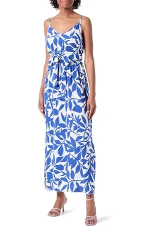 VERO MODA %Vmeasy Joy Slit Maxi V-Neck Dress Wv Ga