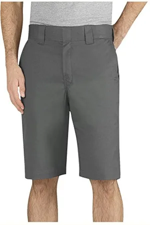 Dickies Herren 11 Inch Regular Fit Stretch Twill Work Short, Gravel Grey, 34