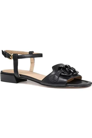 Geox Damen D NEW ERAKLIA 15 D Slide Sandal, Black, 37.5 EU