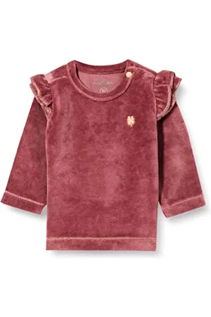 Noppies Baby Baby-Mädchen G Tee LS Sisile T-Shirt, Apple Butter-P781, 56