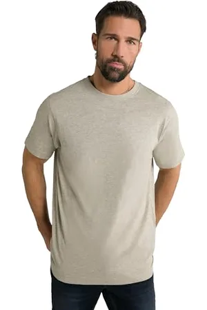JP 1880 Herren große Größen Übergrößen Menswear L-8XL T-Shirt, Basic, Rundhals, gekämmte Baumwolle, bis 8XL 4XL 702558300-4XL