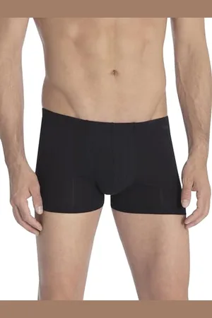 Calida Pure & Style Boxershorts Herren, mit maskulinem Nadelzug, mit stoffüberzogenem Gummibund, atmungsaktiv, schnelltrocknend & geruchshemmend