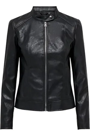 ONLY Damen Jdyemily Faux Leather Jacket Otw Noos Kunstlederjacke, , 32