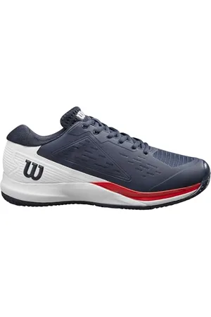 Wilson Herren Rush Pro Ace Clay Tennis Shoe, Navy Blazer/White/Infrared, 44 EU