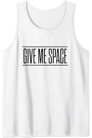 Nasa I Need My Space Bold Underline Center Chest Logo Tank Top