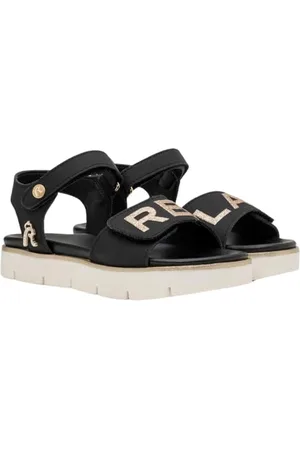 Replay Mädchen Sandalen mit Klettverschluss, Weiß (White Lt Gold 199), 31