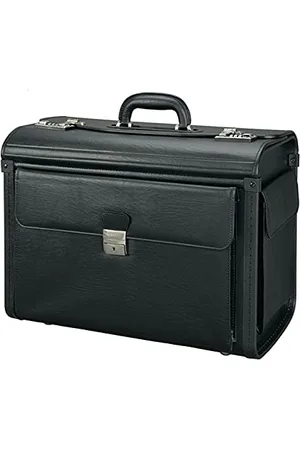 Alassio 45047 - Pilotenkoffer VICENZA, aus strapazierfähigem Lederimitat, ca. 46 x 35 x 21,5 cm