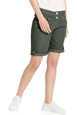 CECIL Damen B377730 Shorts mit Strukturstreifen, , 27W