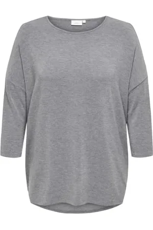 ONLY Damen CARLAMOUR 3/4 TOP JRS NOOS Langarmshirt, , 50-52