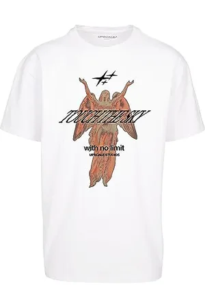 Mister Tee MT Upscale Unisex MT2746-Touch The Sky Oversize Tee T-Shirt, White, M