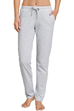 Schiesser Damen Mix & Relax Jerseyhose lang Schlafanzughose, , 38