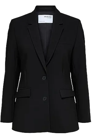 SELECTED Damen SLFRITA LS Classic Black B NOOS Blazer, 42