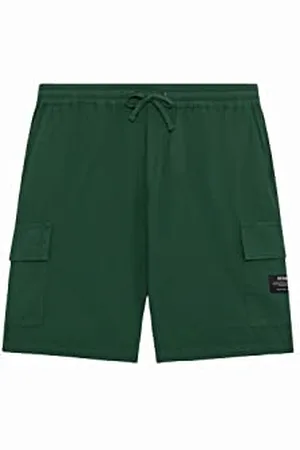 ECOALF Herren PERTALF Short Trousers Man Cargo Kurze Hose Mann, Green, 0032