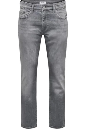 Only & Sons Male Normal geschnitten Normal geschnitten Mittlere Taille Jeans