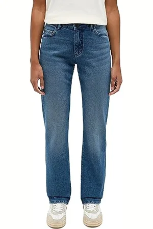 Mustang Damen Jeans Hose Style Crosby Relaxed Straight