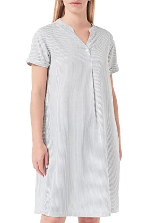 Timezone Damen Bedrukte eenvoudige jurk L ssiges Kleid, , M EU