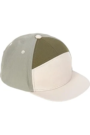 LÄSSIG Kinder Kappe Skaterkappe Cap Baumwolle größenverstellbar/Kids Skater Cap Little Gang, sand/olive, Größe 48