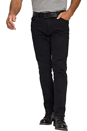 JP 1880 Herren große Größen Übergrößen Menswear L-8XL Jeans, FLEXNAMIC®, Denim, Straight Fit, bis Gr. 70/35 Black 34 722849100-34