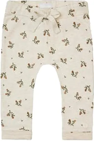 Noppies Baby Unisex Baby U Pants Jrsy Comfort Niger AOP Hose, RAS1202 Oatmeal-P611, 56