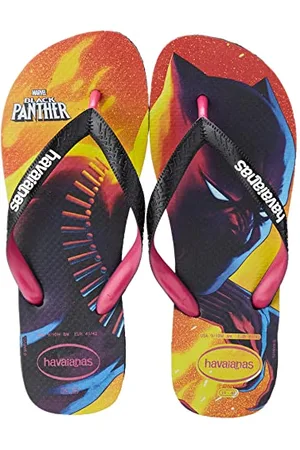 Havaianas Top Marvel Flip Flops Unisex, Schwarz/Rosa Elektrisch, 39/40 EU