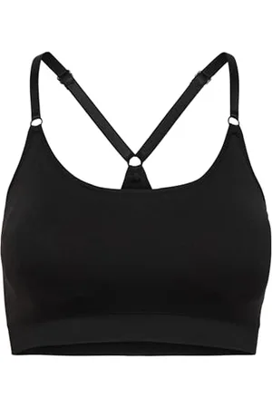 ONLY Play Damen Onplea Seamless Bra - Opus Sport BH, Schwarz, M EU