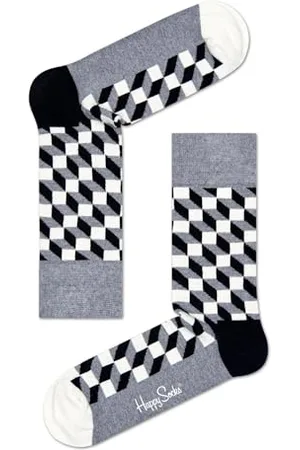 Happy Socks Damen Filled Optic Sock Socken, ,Einheitsgröße (Herstellergröße: 36-40)