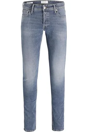 JACK & JONES Male Tapered Fit Jeans JJIMIKE JJORIGINAL SQ 665 Tapered Fit Jeans