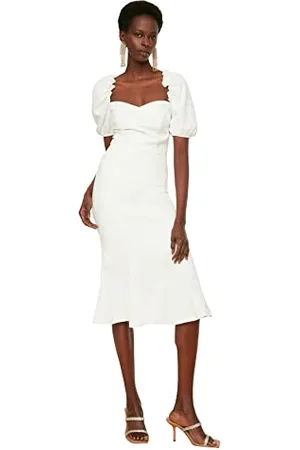 Trendyol Damen Detailliertes Kleid Installieren. Dress, , 38