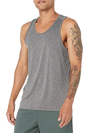Amazon Herren Leichtes, Schnelltrocknendes Gym-Tanktop Aus Funktionsstretch, , XS