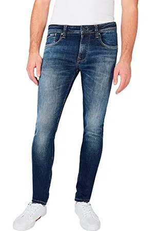 Pepe Jeans Herren Finsbury Jeans, Blau (Denim-N74), 38W / 34L