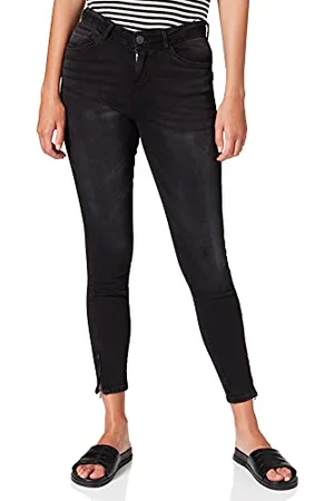Noisy May Damen Nmkimmy Nw Ank Dart Az160dg Noos Jeans, Dark Grey Denim, 25W / 30L EU