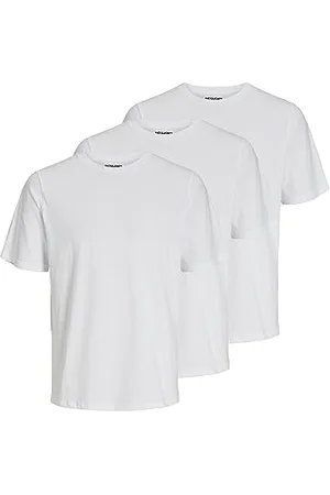 JACK & JONES Herren JACUNDER Tee Crew Neck 3 Pack NOOS Poloshirt, , L