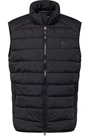 Marc O’ Polo Marc OߴPolo Herren Steppweste Übergangsjacke wasserabweisend, Schwarz (Black), XS