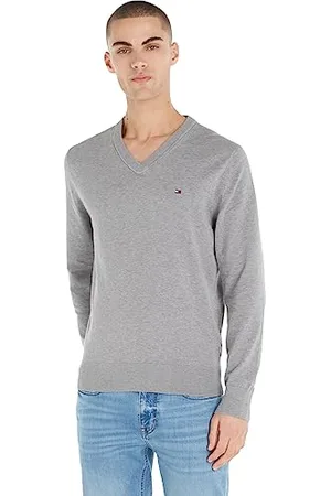 Tommy Hilfiger 1985 V NECK SWEATER Pullover Herren, , XL