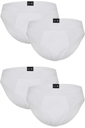 Lovable LVB Slip Multipack in Cotone Elasticizzato, Mutande Basic, Comode e Traspiranti, Intimo Uomo dal Comfort Totale, Pacco da 4 Uomo X4