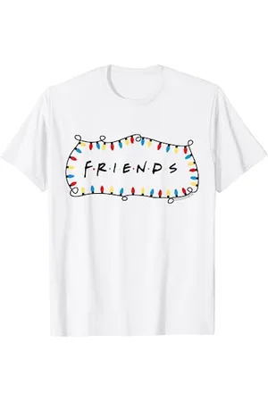Friends Weihnachten Christmas Lights Logo T-Shirt