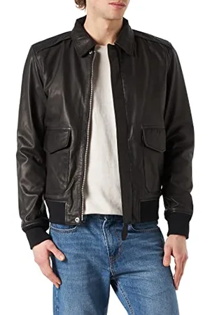 Schott NYC Herren LCFLYVINT Lederjacke, , L