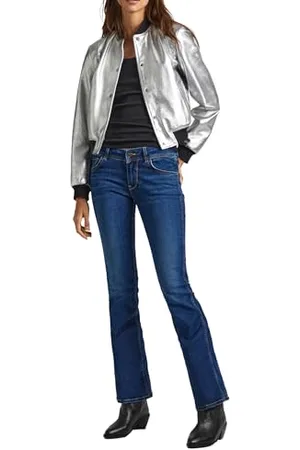 Pepe Jeans Damen Low Waist Slim Flared PL204596 Jeans, , 32W / 32L