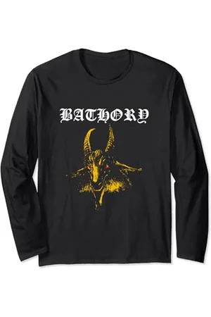 Bathory Classic Goat Logo - Official Merchandise Langarmshirt
