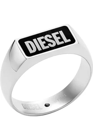 Diesel Herren-Siegelring Achat schwarz, DX15120408