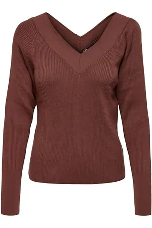 ONLY Damen Onlnew Tessa L/S V-neck Knt Pullover Sweater, , M EU