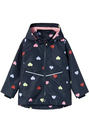 NAME IT Mädchen NMFMAXI Jacket Heart Allwetterjacke, , 98