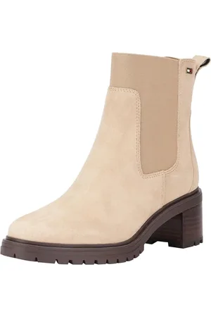 Tommy Hilfiger FLAG MID HEEL SUEDE CHELSEA ( Stiefeletten Damen, , 40 EU