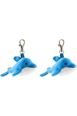 SCHAFFER Knuddel mich! 0240 Delfin Anhänger, unisex-child, , ca. 11 cm (Packung mit 2)