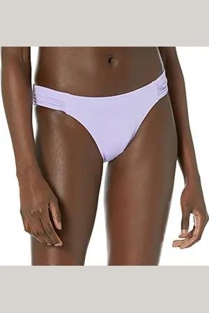 Amazon Damen Bikini-Unterteil mit Einsatz an Der Seite, Bademode, , 44