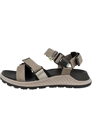 Ecco Herren EXOWRAP M 3S TEX Sandal, Moon Rock/Taupe, 46 EU