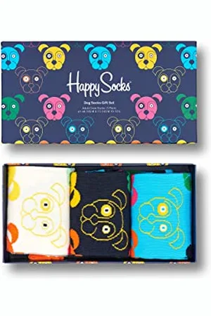 Happy Socks Unisex 3-pack Mixed Dog Gift Set Socken, , 41-46 EU